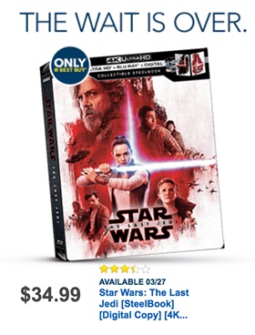 Star Wars: The Last Jedi [Includes Digital Copy] [Blu-ray] [2017] - Best Buy