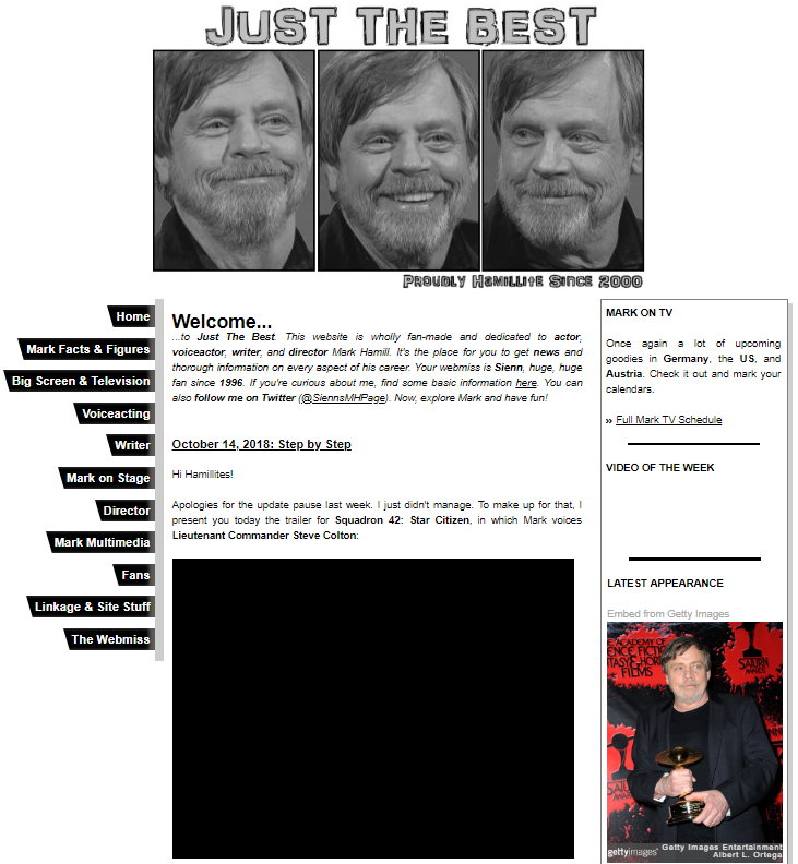 JUST THE BEST sienn's mark hamill site