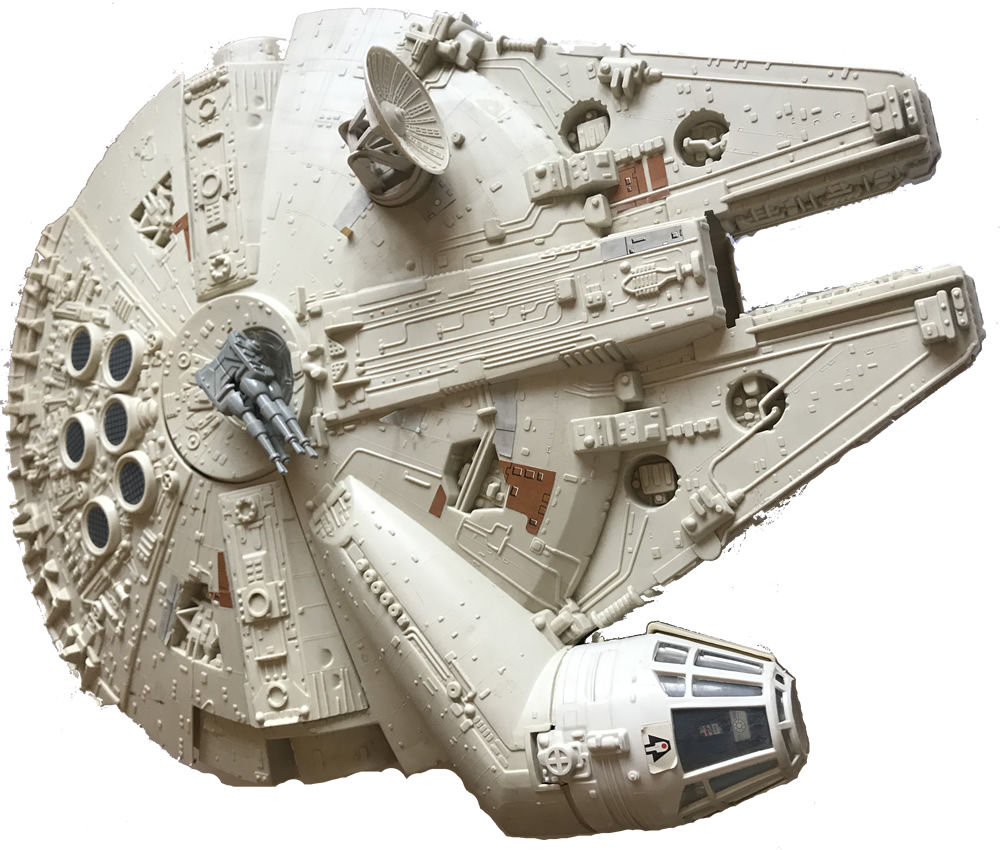 millennium falcon figurine