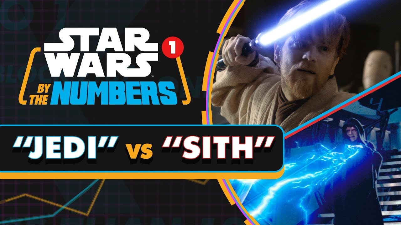 Star Wars By the Numbers: Every Time Jedi or Sith is Said in Star Wars Movies Star Wars By the Numbers: Every Time Jedi or Sith is Said in Star Wars Movies