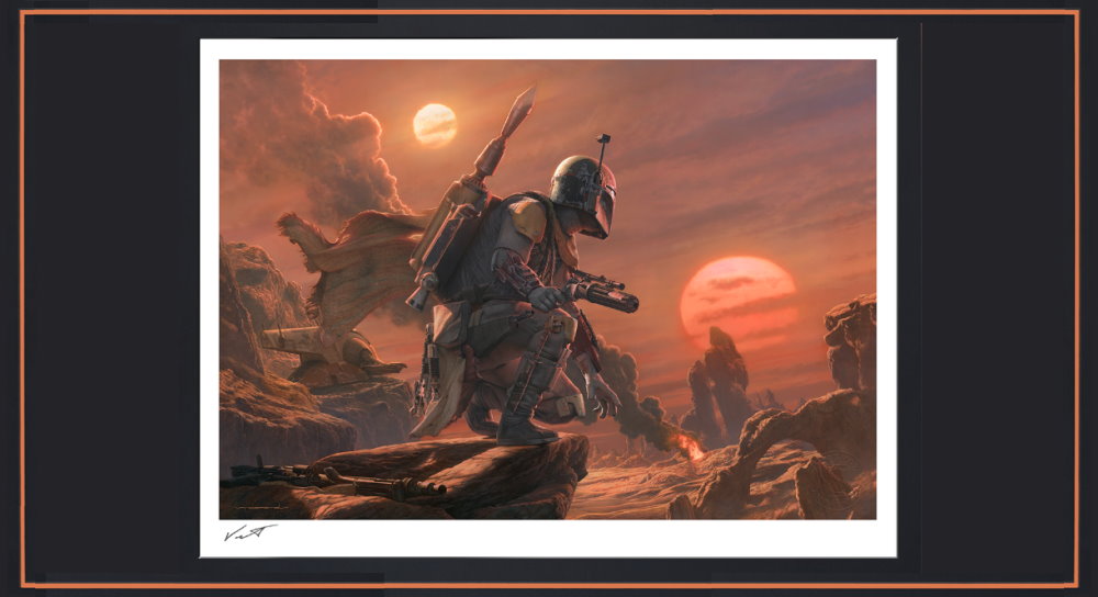 Boba Fett: Dead or Alive Art Print by Sideshow Collectibles