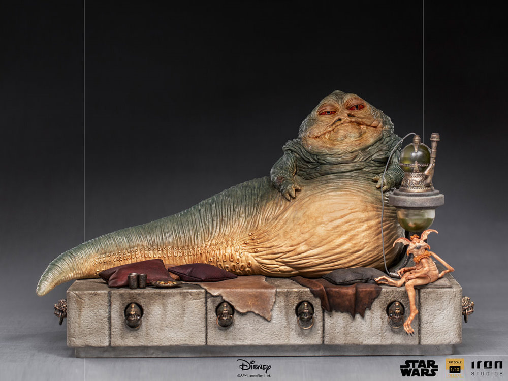 Sideshow Collectibles: Jabba the Hutt Deluxe 1:10 Scale Statue by Iron ...