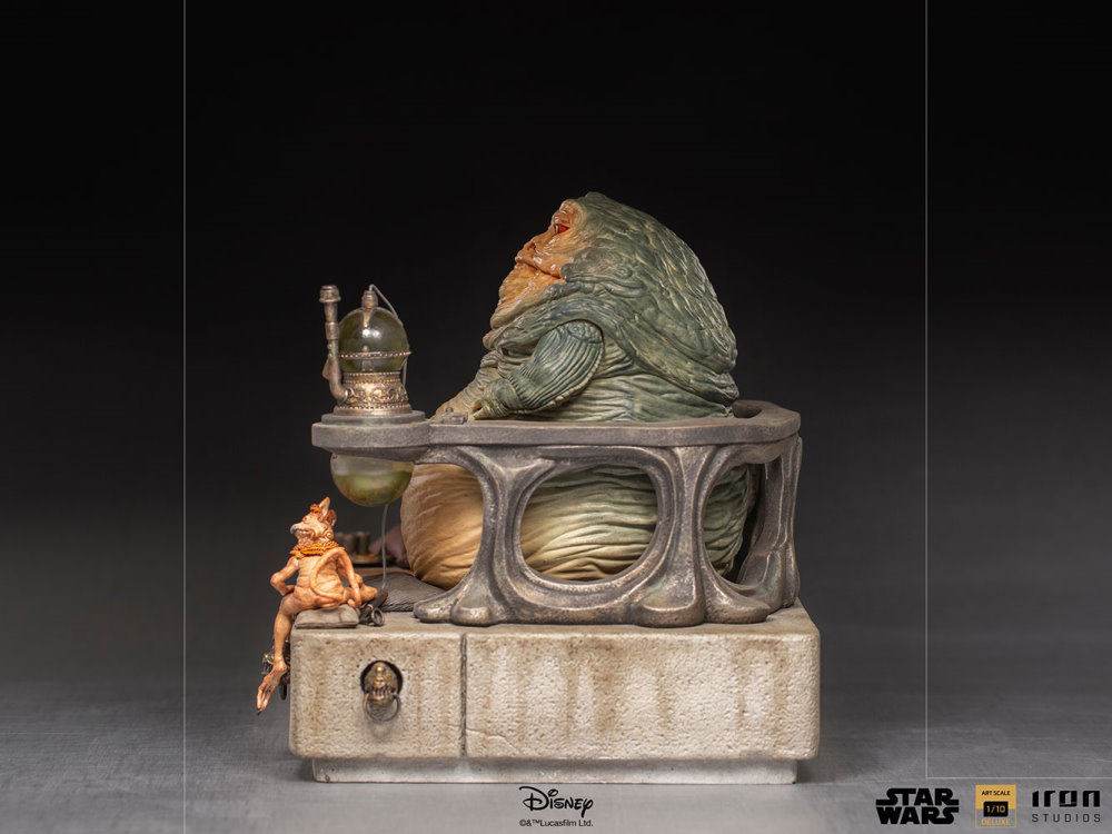 Sideshow Collectibles: Jabba the Hutt Deluxe 1:10 Scale Statue by Iron ...