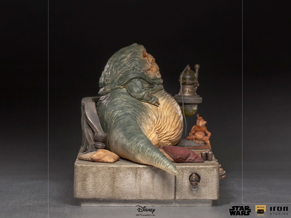 Sideshow Collectibles: Jabba the Hutt Deluxe 1:10 Scale Statue by Iron ...