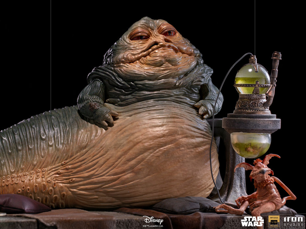 Sideshow Collectibles: Jabba the Hutt Deluxe 1:10 Scale Statue by Iron ...