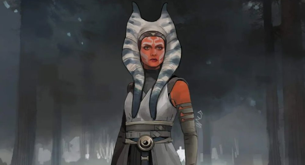 Ahsoka pre-production art from The Mandalorian season 2 - Fantha Tracks