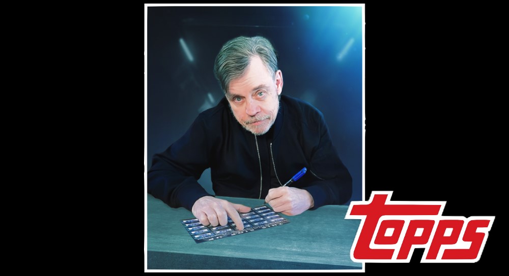 Topps: Mark Hamill signing 2023 Star Wars Sapphire Return of