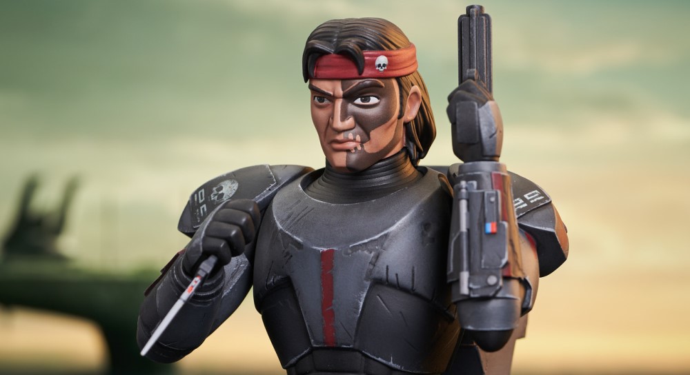 Gentle Giant: Star Wars: The Clone Wars - Hunter Animated Mini