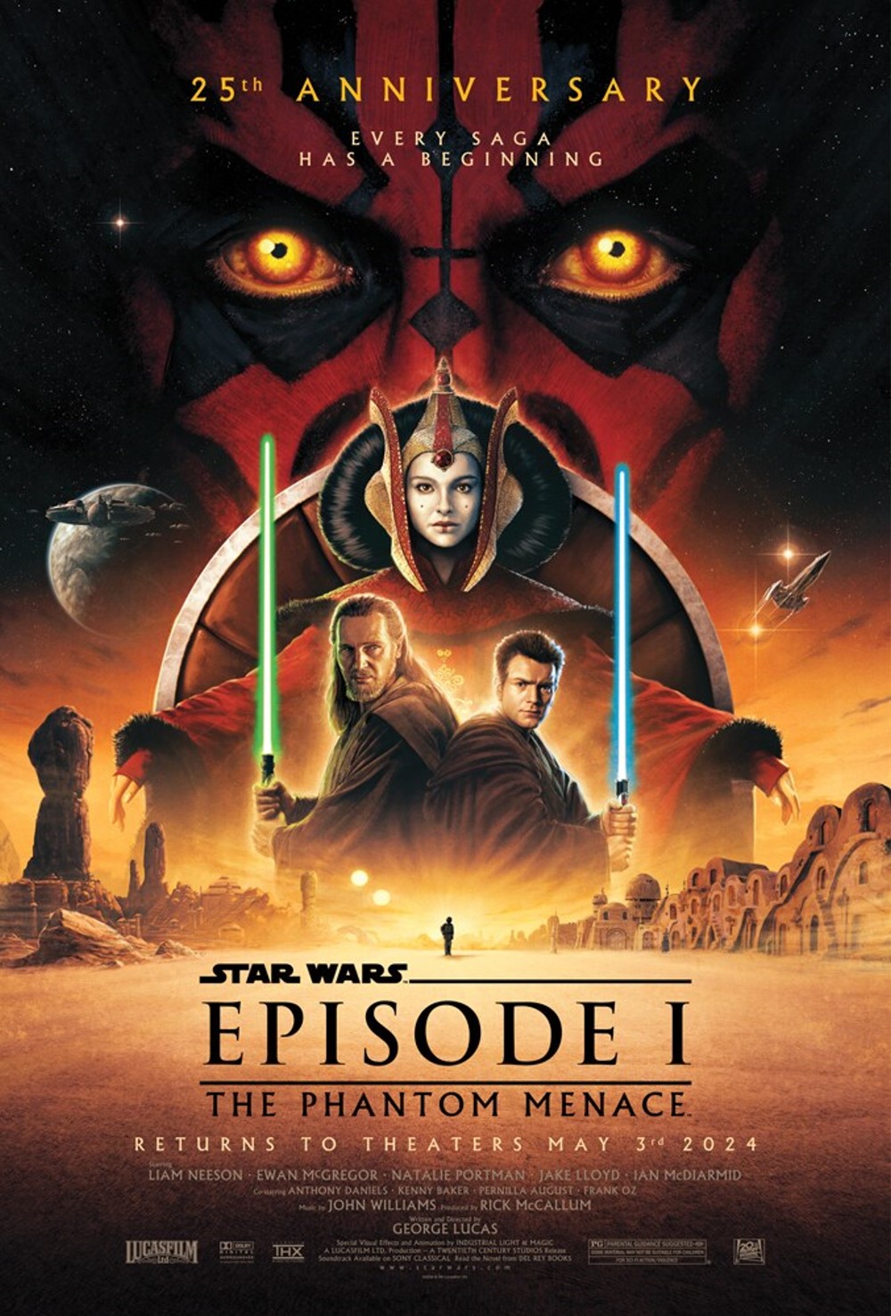 The Phantom Menace, back on the big screen with $8.1 million US domestic