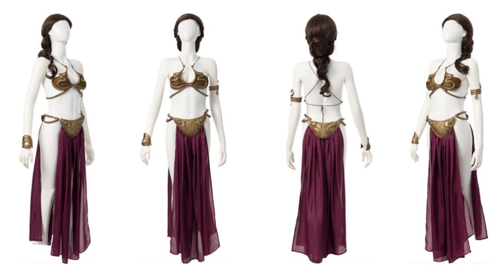 Princess Leia gold bikini from Return of the Jedi sells at auction for 175,000 Fantha Tracks