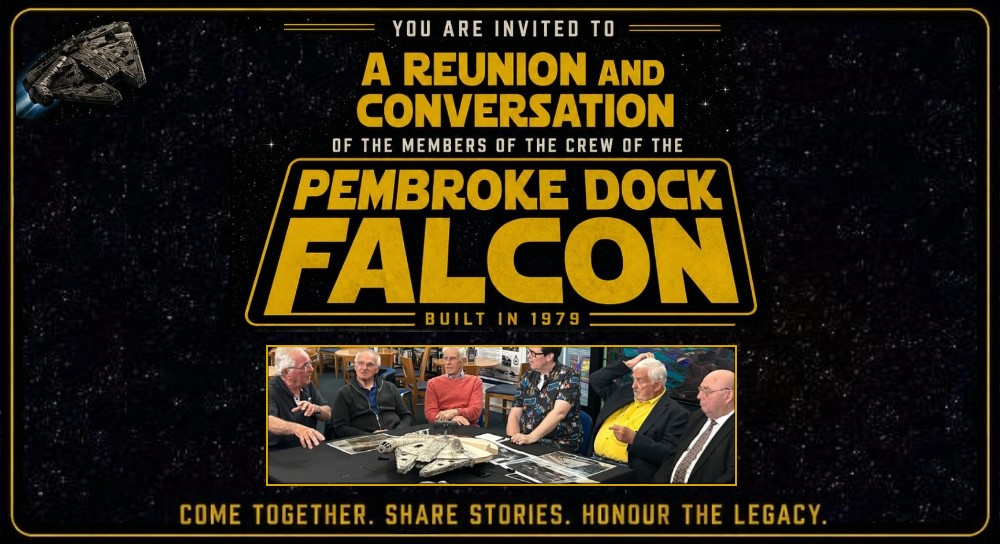 Space Wales: Original craftsmen on creating the full-size Millennium Falcon from The Empire Strikes Back
