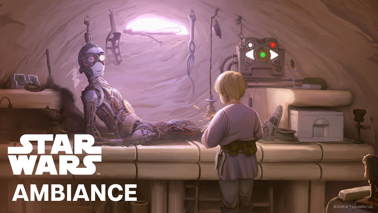 Star Wars Ambiance: Anakin builds C-3PO