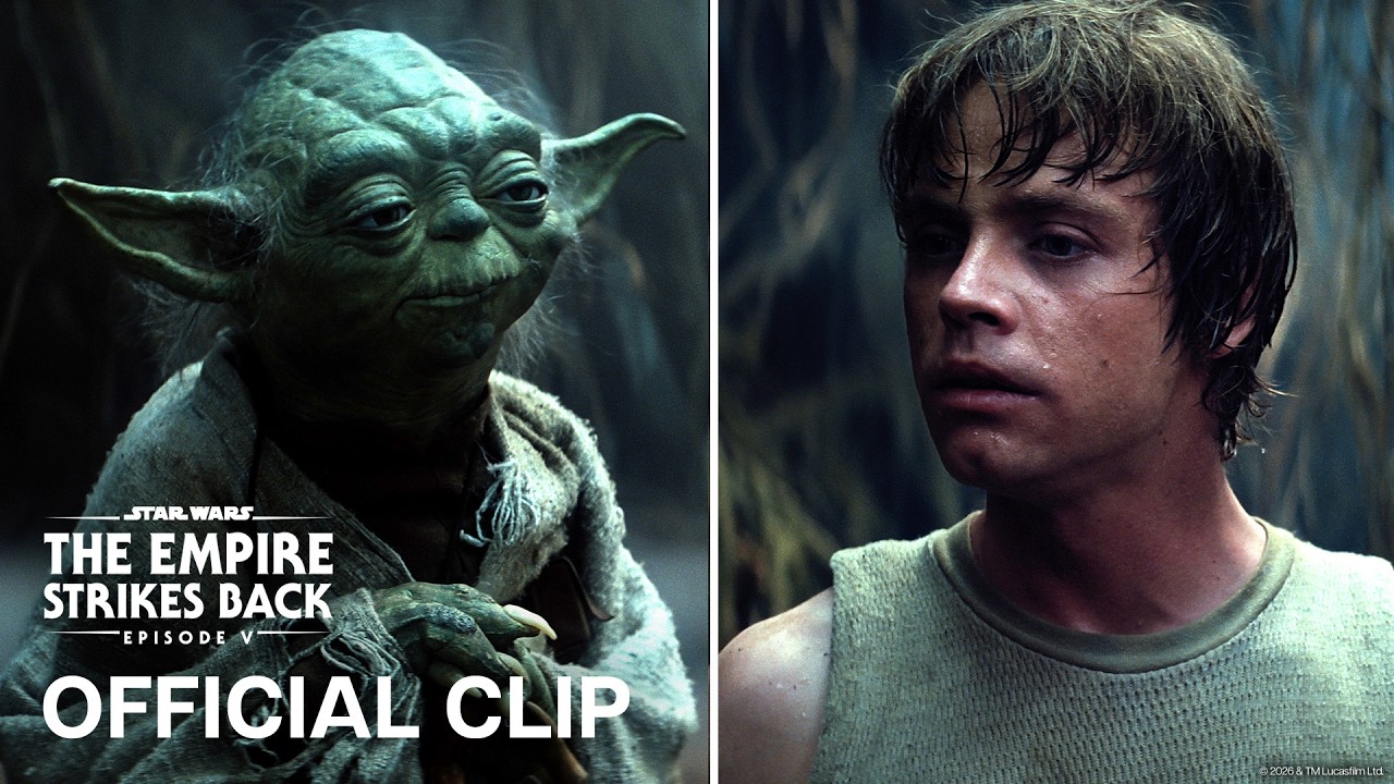 Star Wars: The Empire Strikes Back: Yoda lifts Luke's X-Wing with the Force