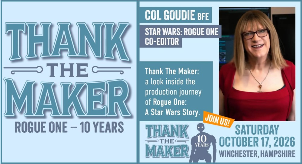 Thank The Maker: Rogue One: Guest Announcement - Col Goudie - Fantha Tracks | Daily Star Wars News